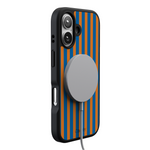 Go New York | Blue & Orange Stripes Case