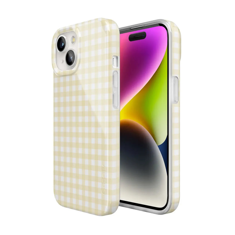 Pastel Picnic | Yellow Gingham Case