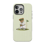 Bear on the Green | Clubhouse Case - iPhone 15 Pro