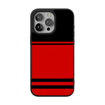 Go Canes | Black & Red Striped Case - iPhone 13 Pro