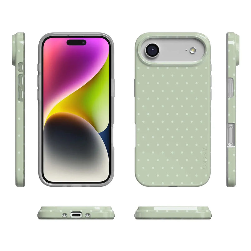 On the Dot | Green Polka Dot Case