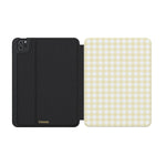 Pastel Picnic | Yellow Gingham iPad Case