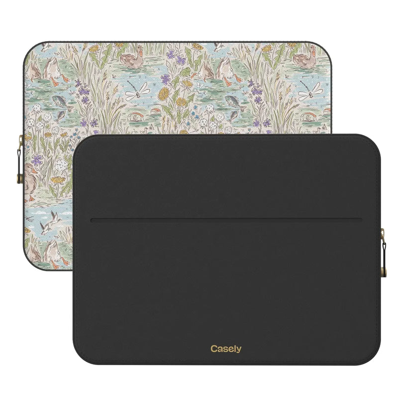 The Waddle Path | Duck Pond Laptop Case