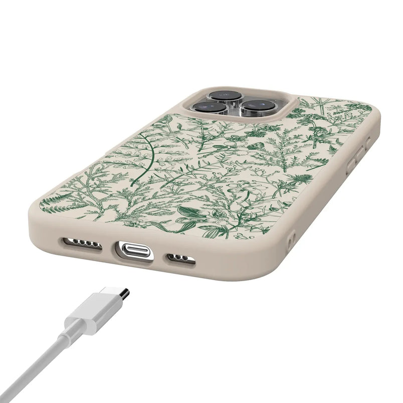 Sage Garden | Green Floral Case
