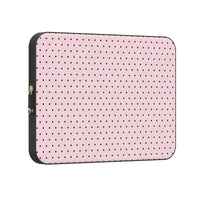 On the Dot | Pink Polka Dot Laptop Case