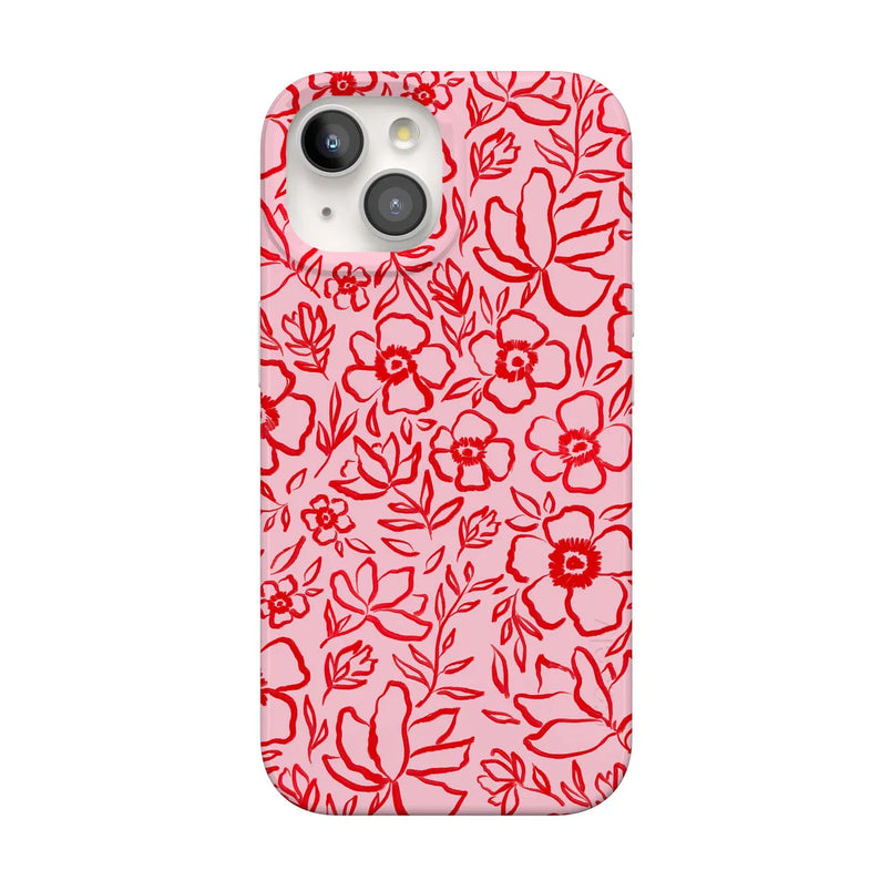 Blush Garden | Floral Doodle Case