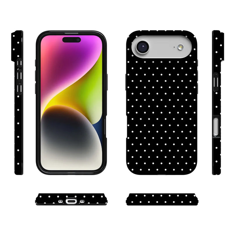 On the Dot | Black Polka Dot Case