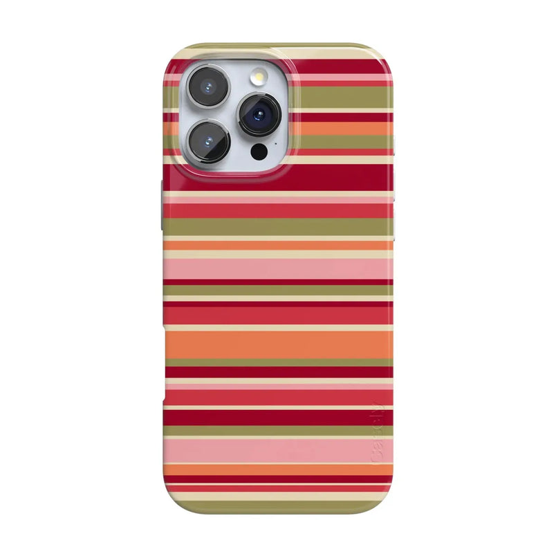 Citrus Stripes | Poolside Print Case - iPhone 16 Pro