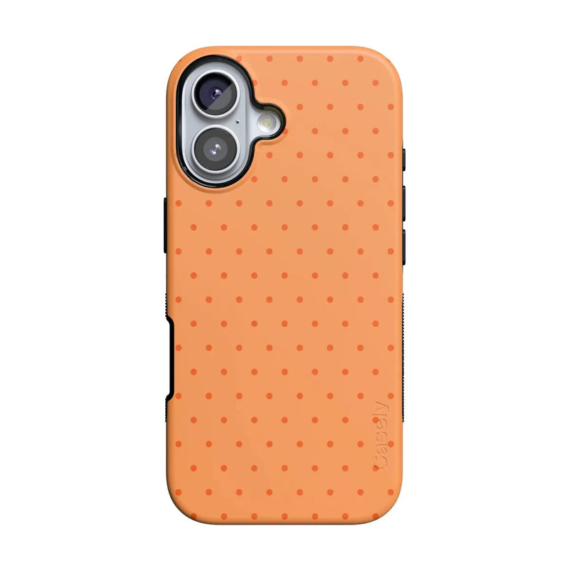 On the Dot | Orange Polka Dot Case
