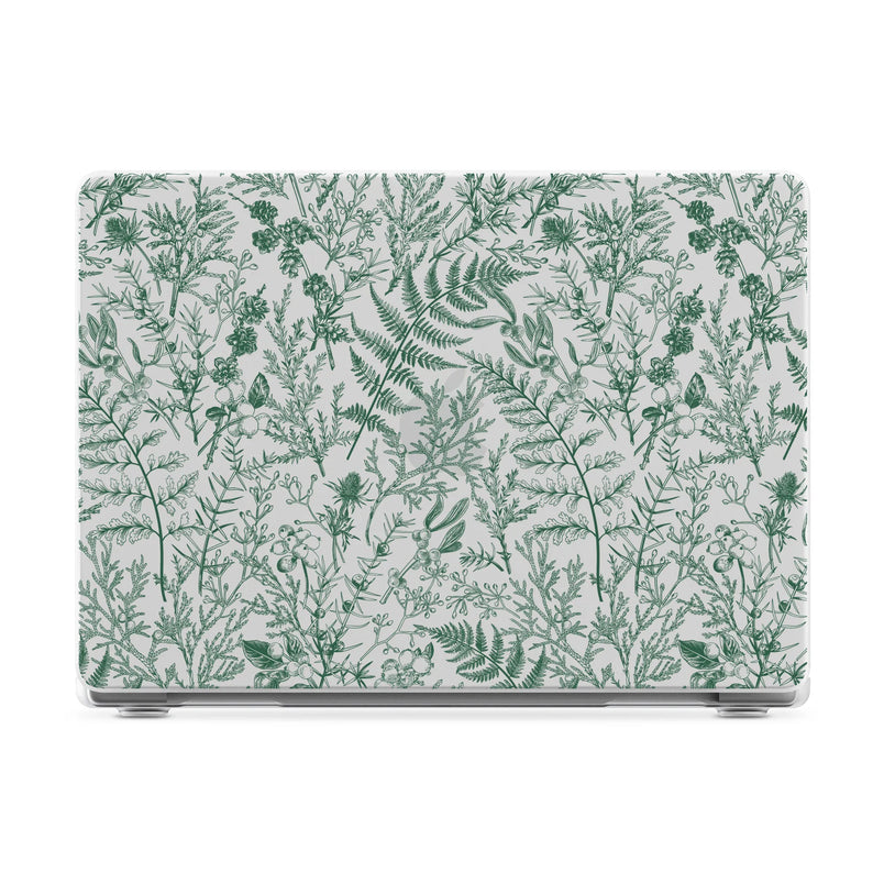 Sage Garden | Green Floral Laptop Shell - 16" MacBook Pro