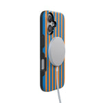 Go New York | Blue & Orange Stripes Case