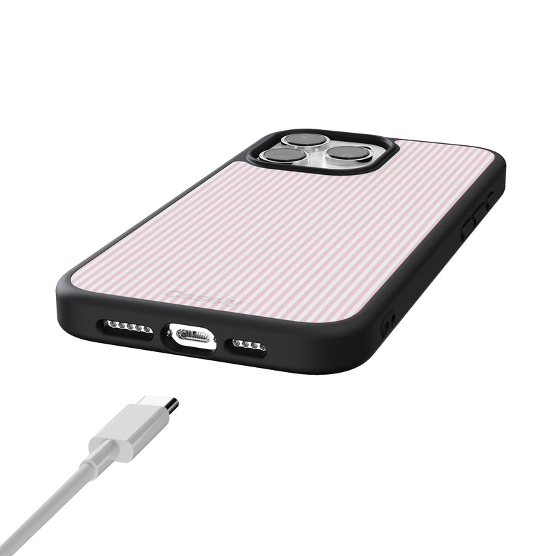 Stripes and the City | Light Pink Pinstripe Case