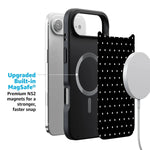 On the Dot | Black Polka Dot Case