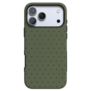 Olive Green Polka Dot Case