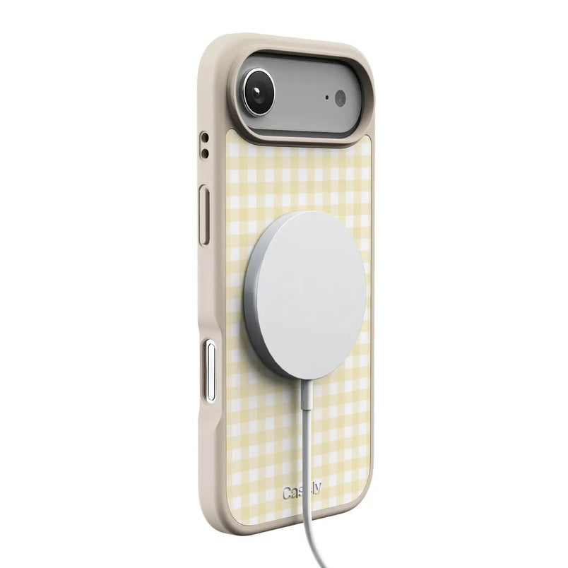 Pastel Picnic | Yellow Gingham Case