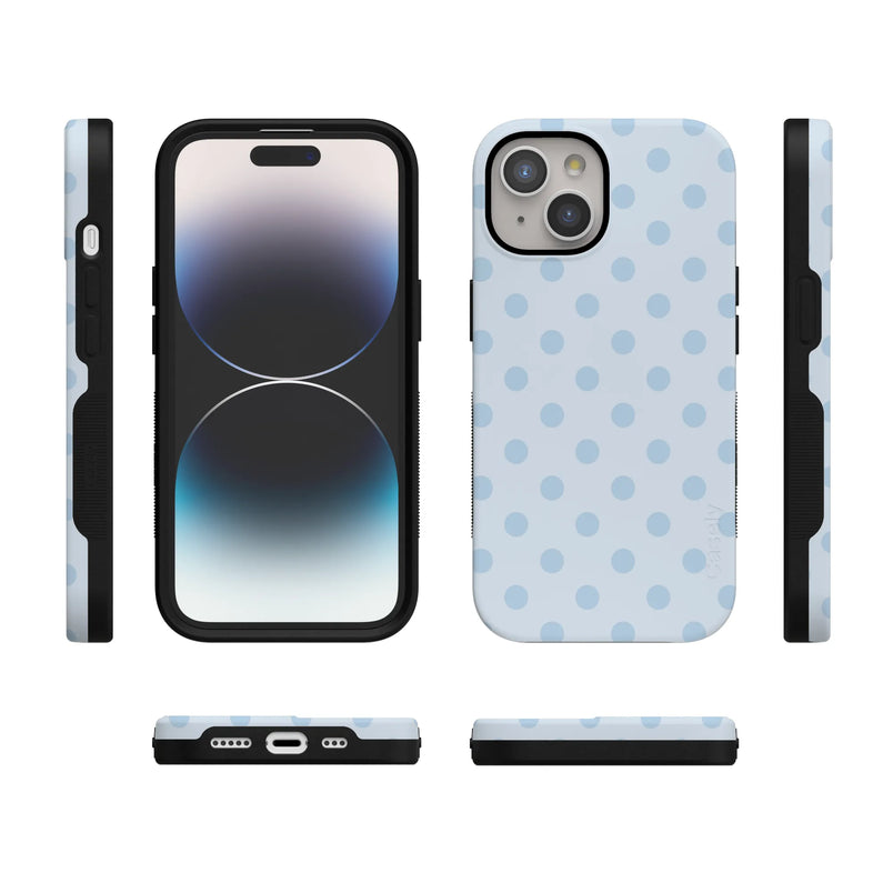 Spotted in SoHo | Light Blue Polka Dot Case