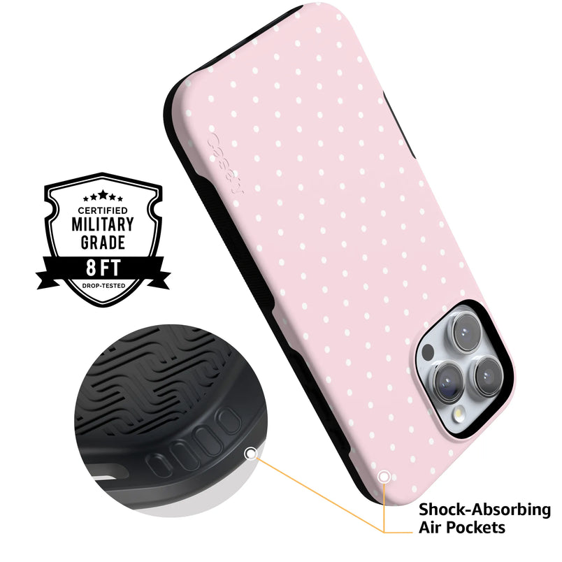 On the Dot | Pink & White Polka Dot Case