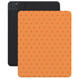 On the Dot | Orange Polka Dot iPad Case