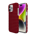 On the Dot | Maroon Polka Dot Case
