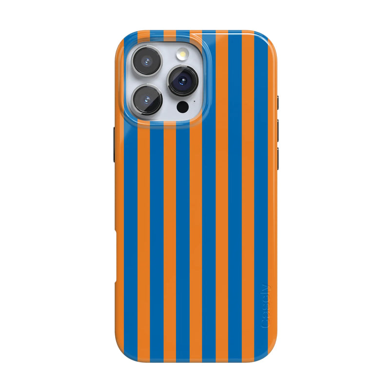 Go New York | Blue & Orange Stripes Case - iPhone 16 Pro