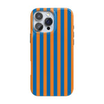 Go New York | Blue & Orange Stripes Case - iPhone 16 Pro