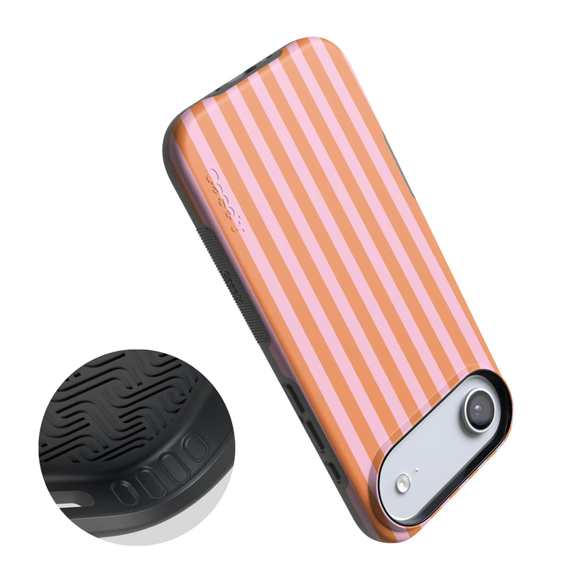 Perfect Stripes | Orange & Pink Stripes Case
