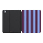 Perfect Stripes | Purple & Blue Stripes iPad Case
