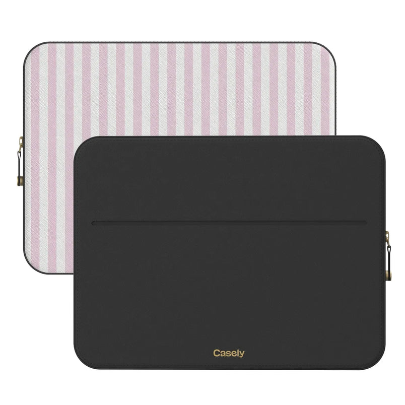 Pink Stripes | Sunday Best Laptop Case