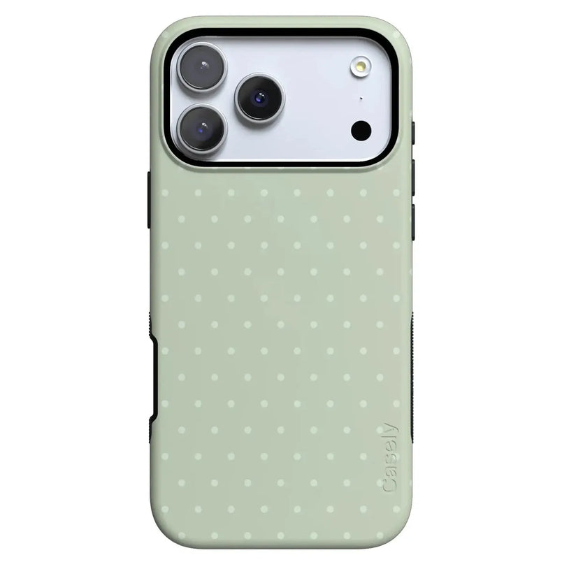 On the Dot | Green Polka Dot Case