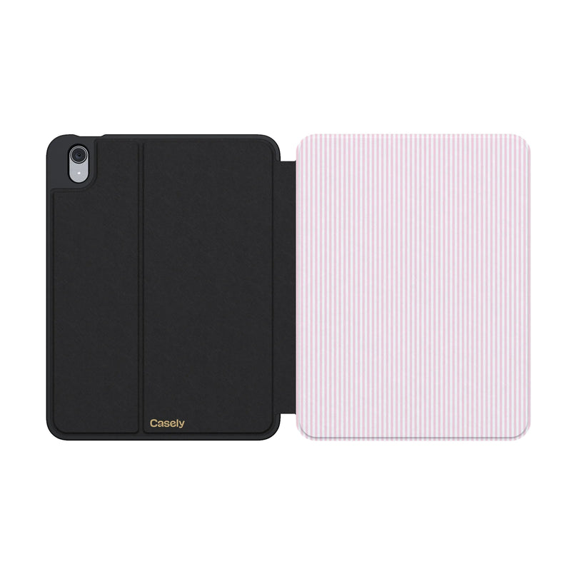 Stripes and the City | Light Pink Pinstripe iPad Case