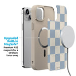 Fit Check | Light Blue Checkerboard Case