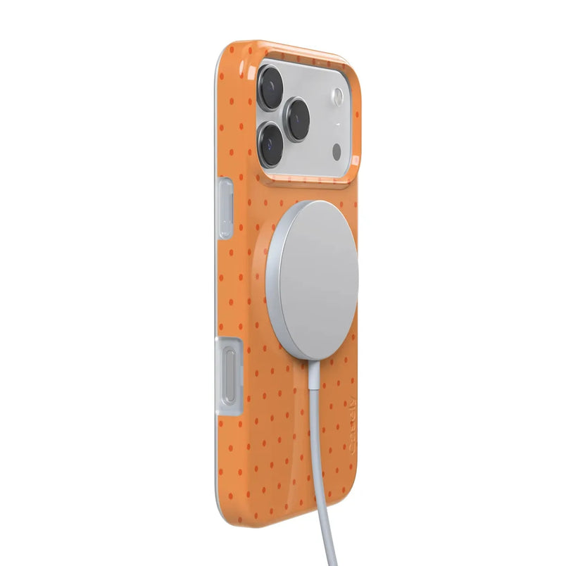 On the Dot | Orange Polka Dot Case