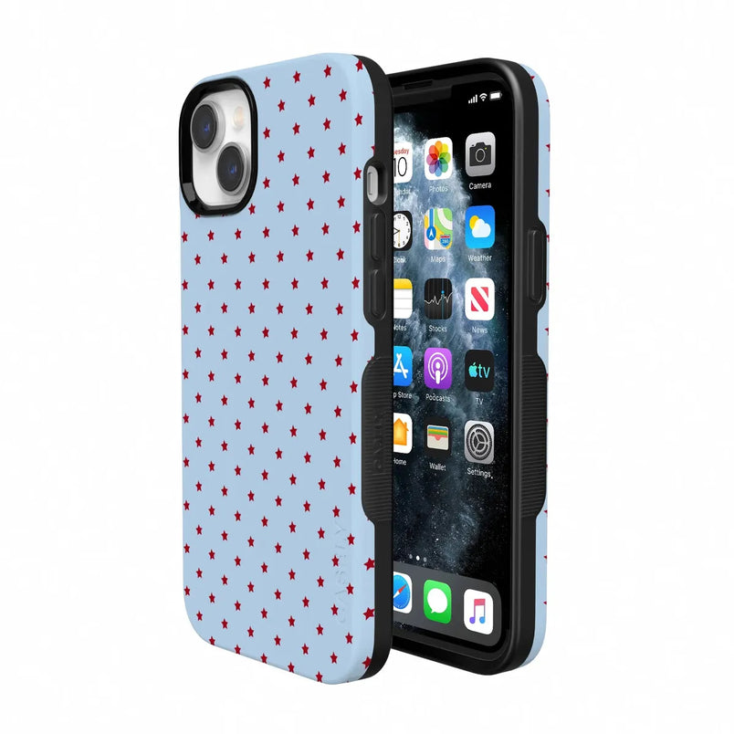 Tiny Stars | Red & Blue Case