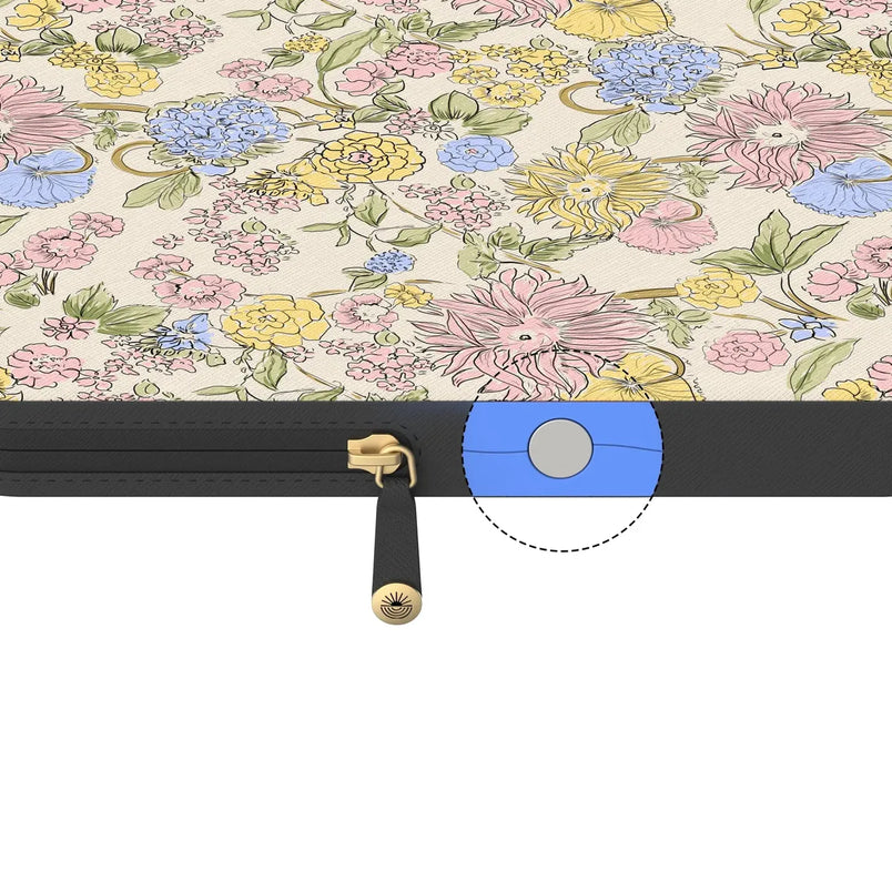 Prairie Blooms | Pastel Floral Laptop Case