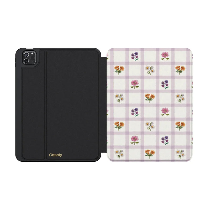 Meadow Check | Floral Gingham iPad Case
