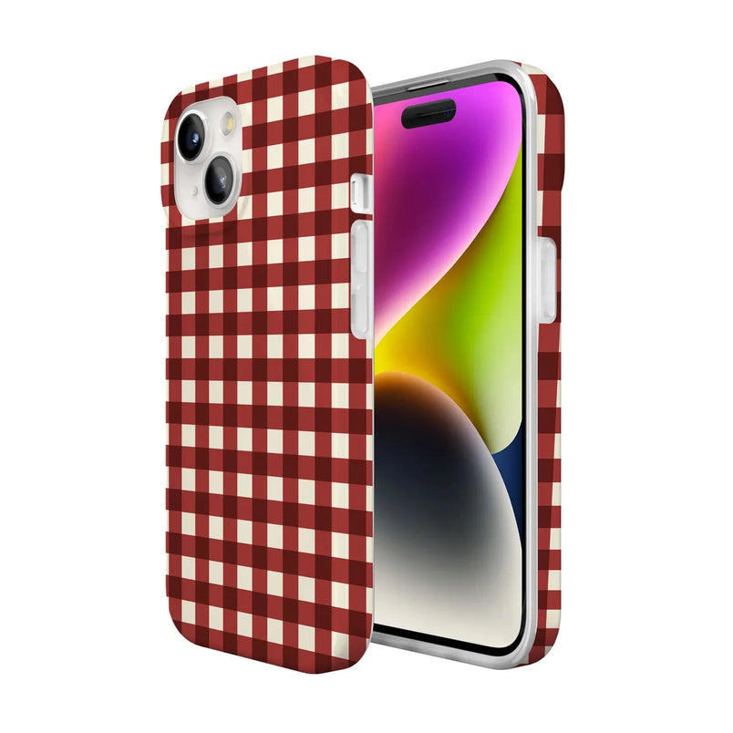 Checked Twice | Red Plaid Case