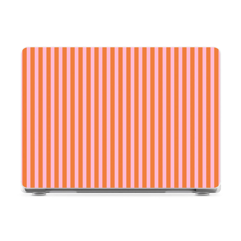 Perfect Stripes | Orange & Pink Stripes Laptop Shell - 15" MacBook Air