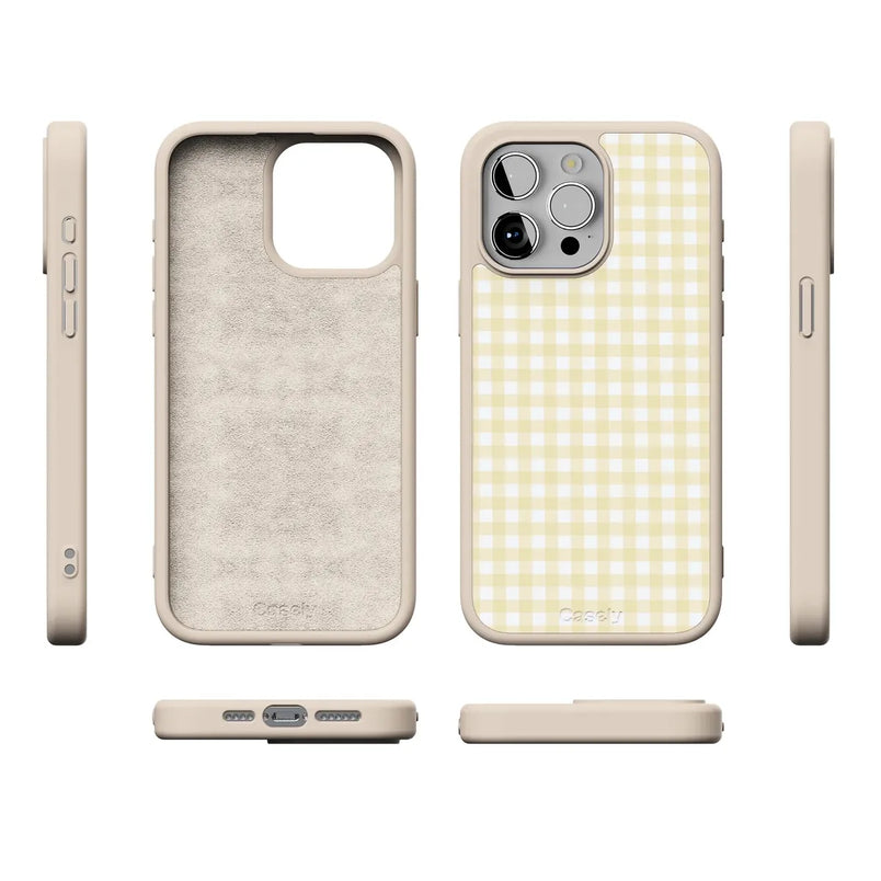 Pastel Picnic | Yellow Gingham Case