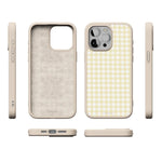 Pastel Picnic | Yellow Gingham Case