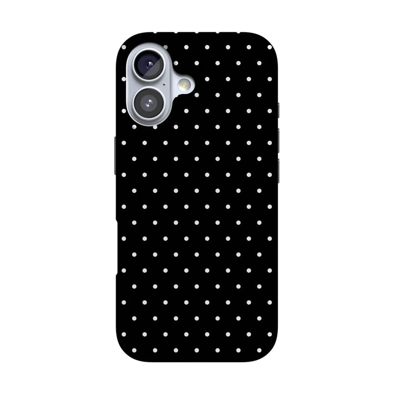 On the Dot | Black Polka Dot Case