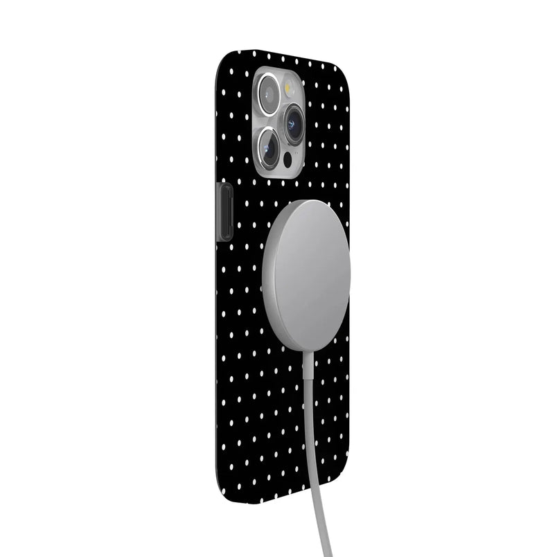 On the Dot | Black Polka Dot Case