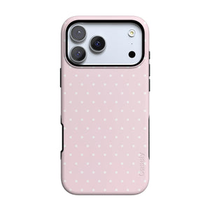 Pink & White Polka Dot Case