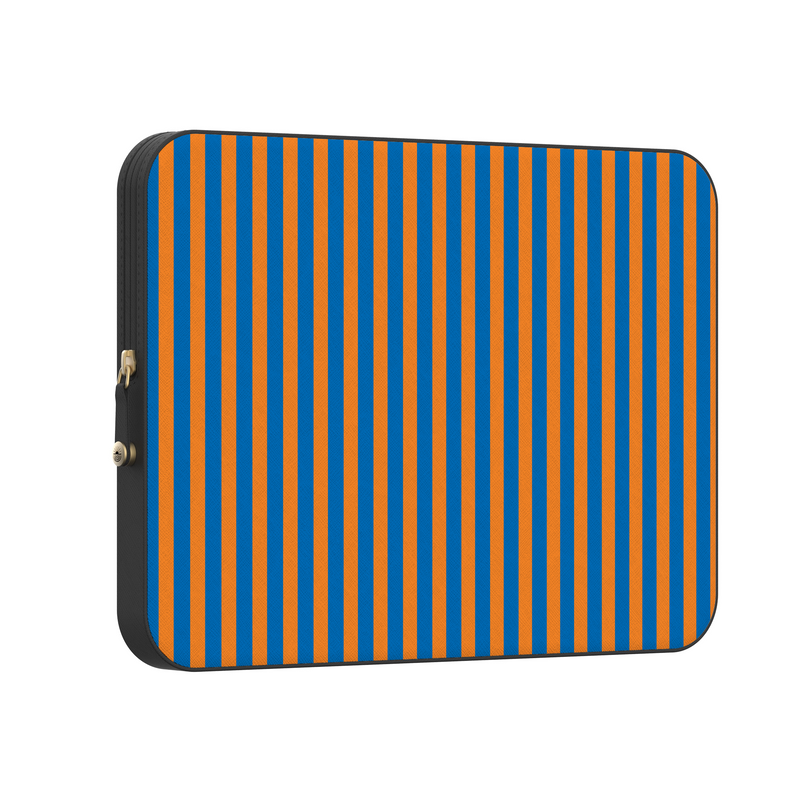 Go New York | Blue & Orange Stripes Laptop Case - 16" MacBook Pro