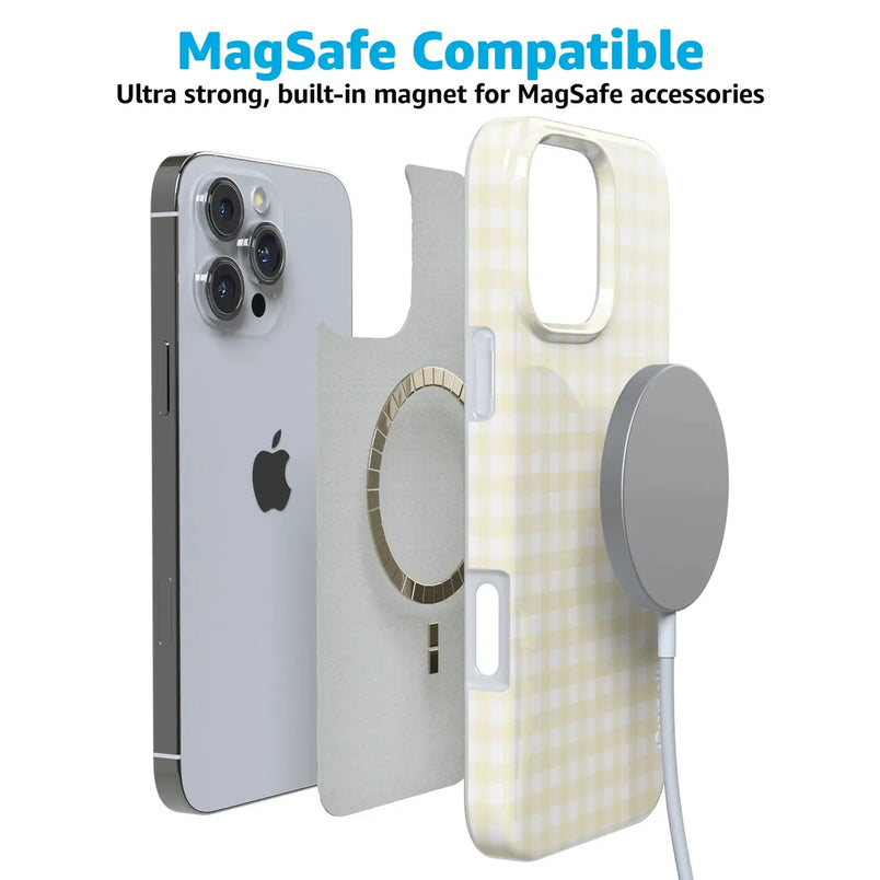 Pastel Picnic | Yellow Gingham Case