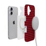 On the Dot | Maroon Polka Dot Case