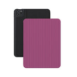 Stripes and the City | Pink & Purple Pinstripe iPad Case - iPad Pro 11" (M4, 2024)