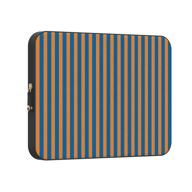Go New York | Blue & Orange Stripes Laptop Case - 14" MacBook Pro
