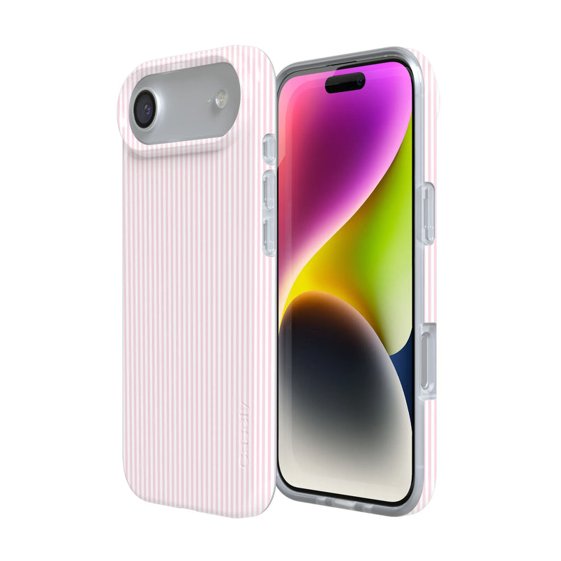 Stripes and the City | Light Pink Pinstripe Case