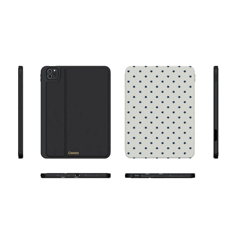 Tiny Stars | Blue & White iPad Case