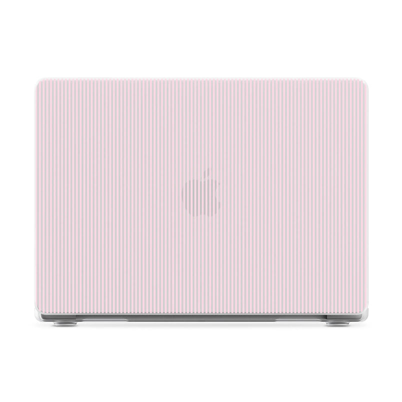 Stripes and the City | Light Pink Pinstripe Laptop Shell - 13.6" MacBook Air